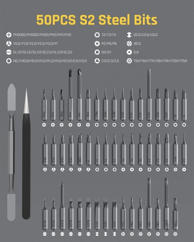 ✨ 44-in-1 Precision Screwdriver Set - For Effortless, High-Precision Repairs!